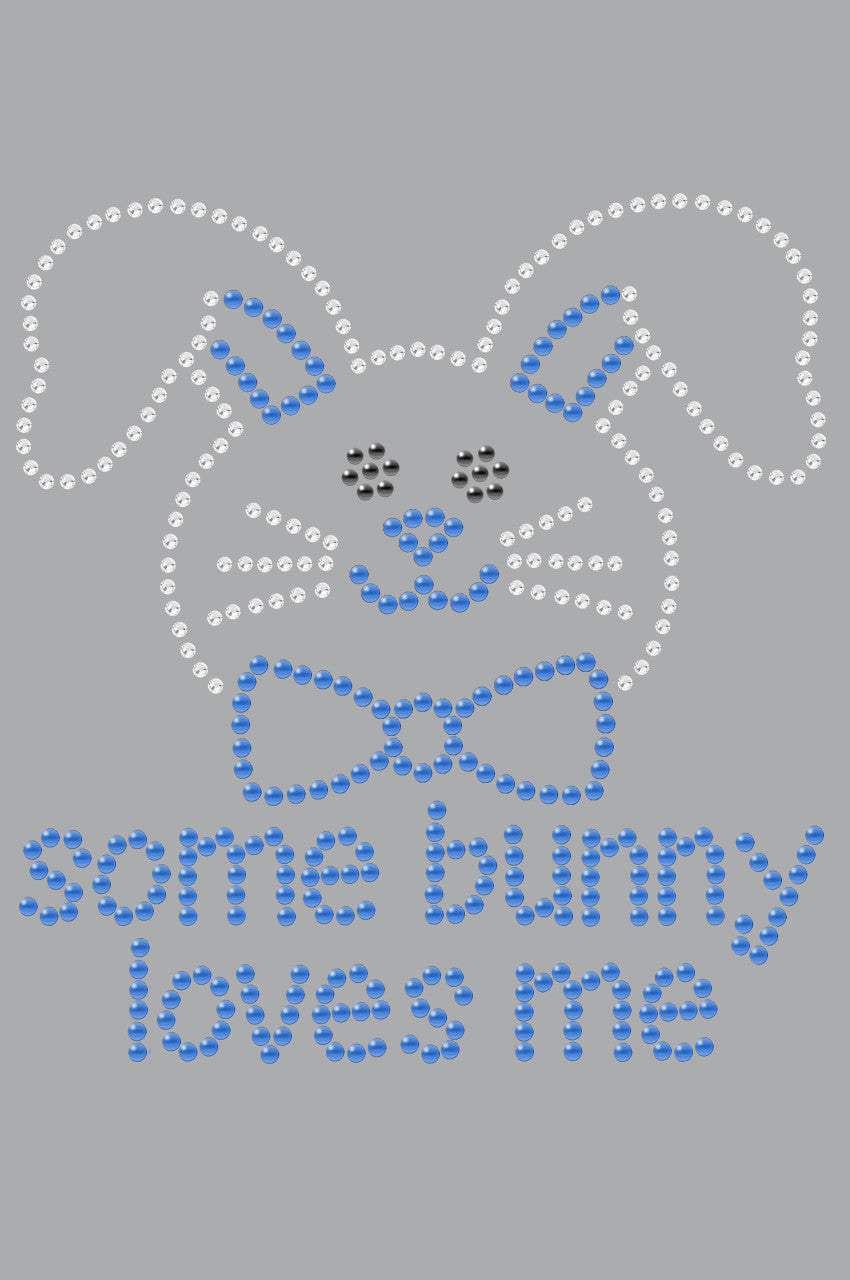 Some Bunny Loves Me (Blue) - Bandanna