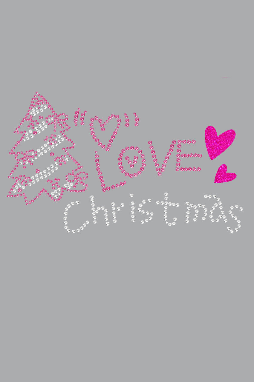 Love Pink Christmas - Womens T-shirt