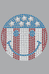 Happy Face Red, White, & Blue - Women's T-shirt