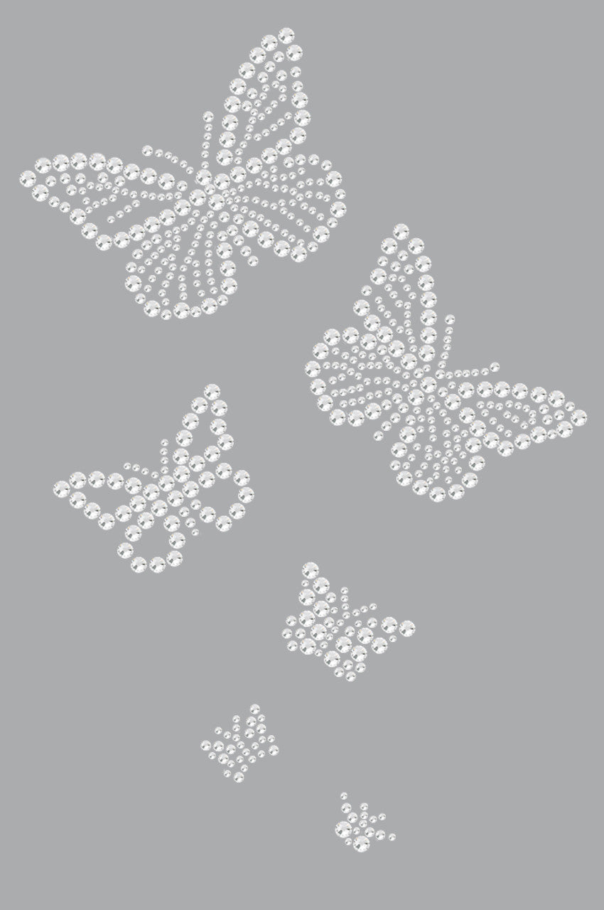 Rhinestone Butterflies - Womens T-shirt