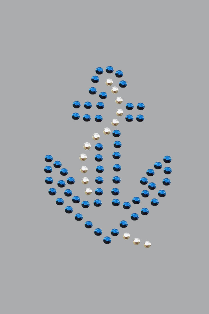 Anchor (Small Blue) - Womens T-shirt