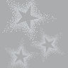 Three Stars (Clear Rhinestones)  - Women's T-shirt