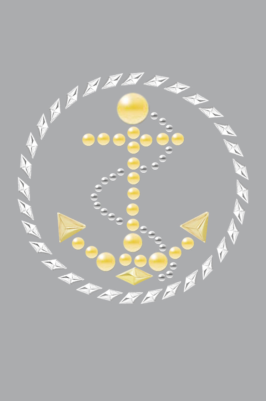 Anchor Circle (Nailhead) - Women's T-shirt