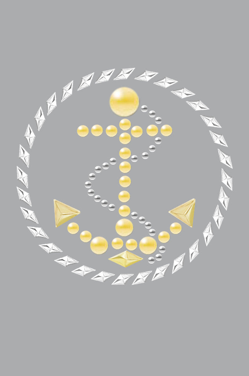 Anchor Circle (Nailhead) - Women's T-shirt
