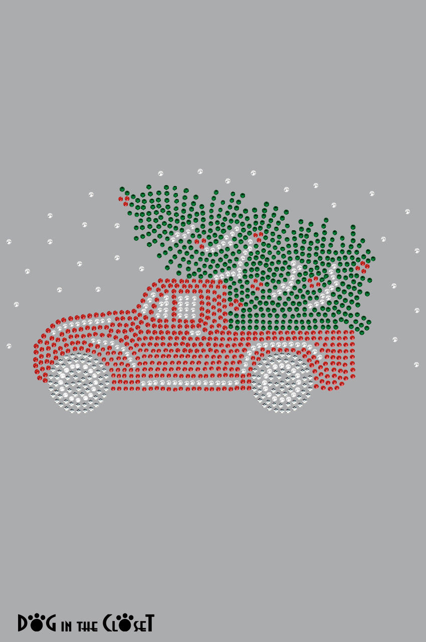 Christmas Truck (Small) - Womens Tee