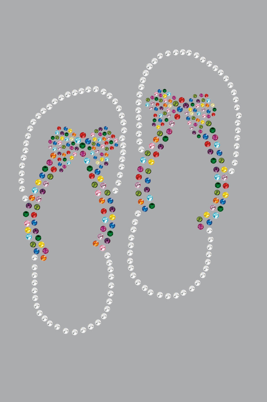 Flip Flops with Bow - Bandanna