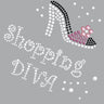 Shopping Diva - High Heel Shoe - Women's T-shirt