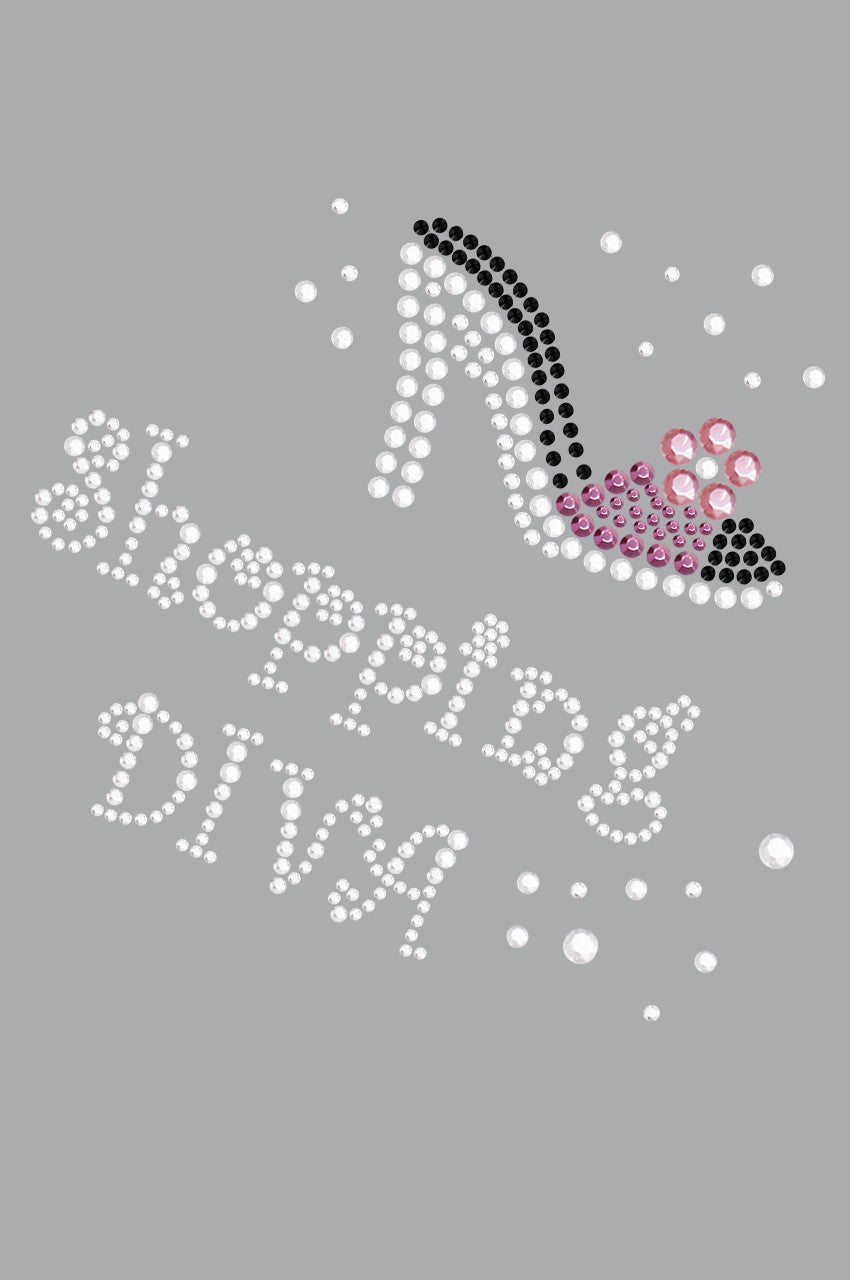 Shopping Diva - High Heel Shoe - Womens T-shirt