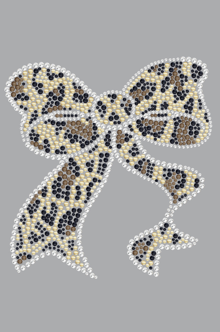 Bow (Leopard) - Womens T-shirt
