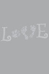 Love with Paw & Feet - Womens Tee