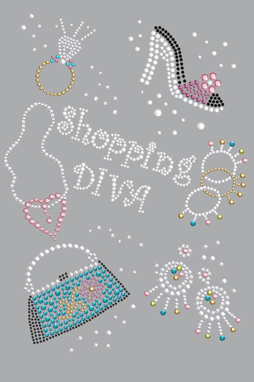 Shopping Diva - Womens T-shirt