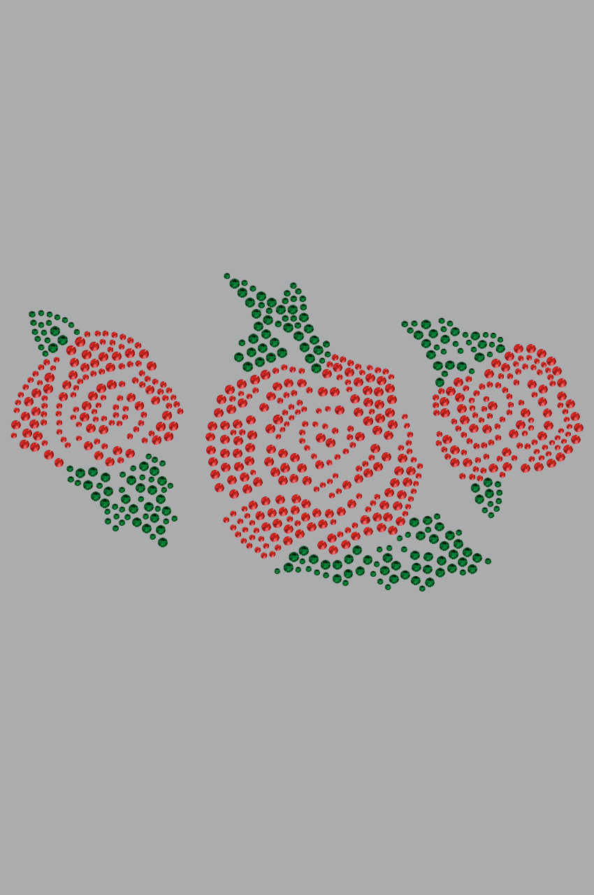 Red Roses - Womens T-shirt