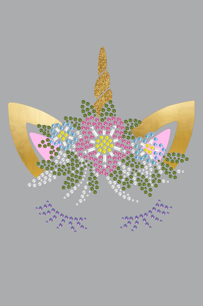 Unicorn with Flowers - Womens Tee