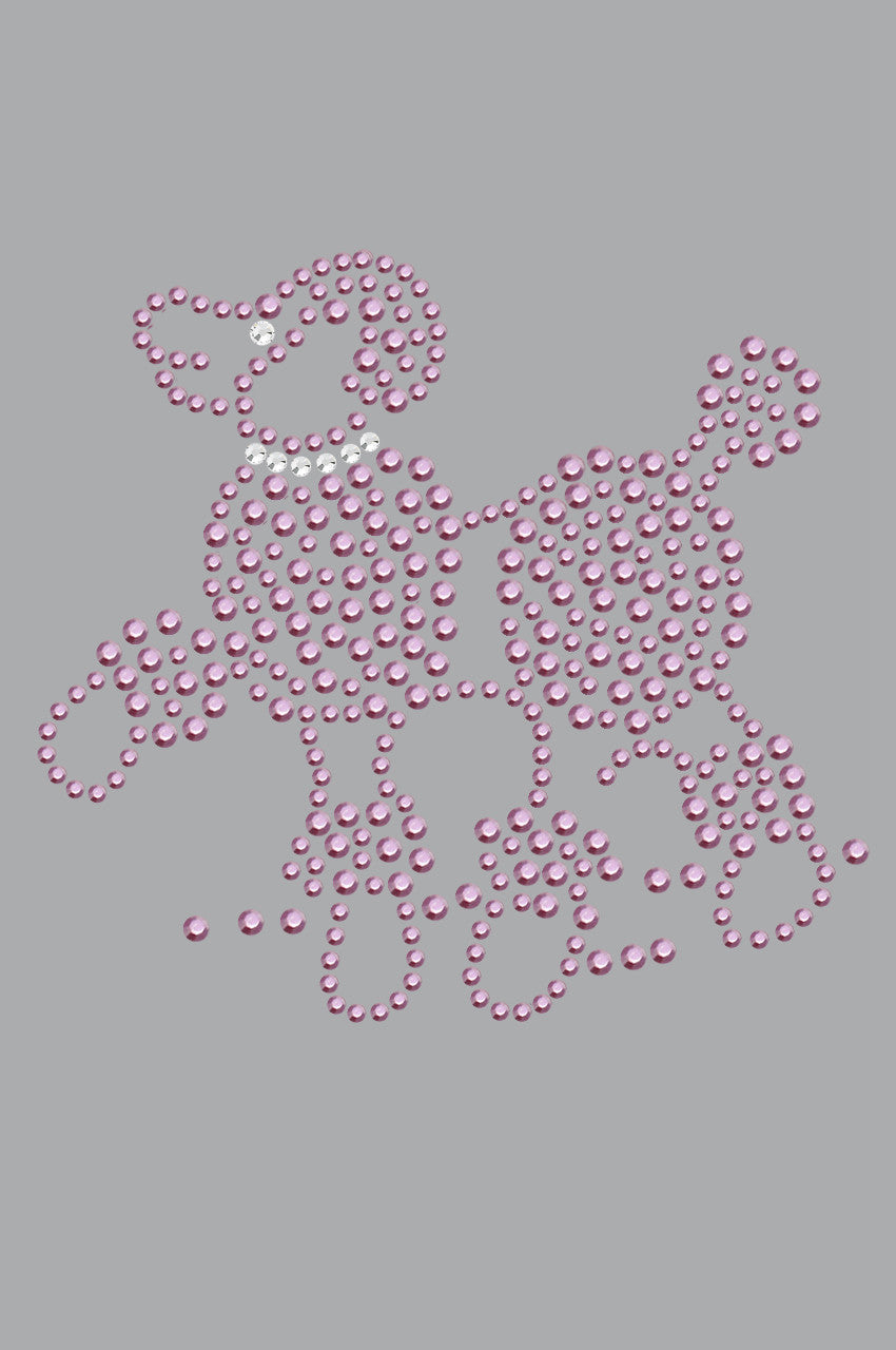 Poodle (Pink Rhinestuds) - bandana