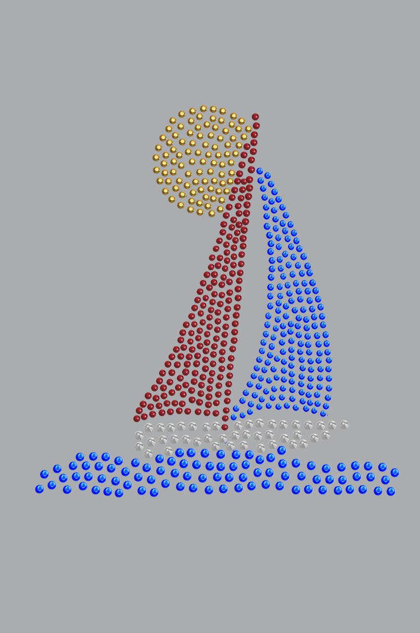 Sailboat (Rhinestud) - Bandanna