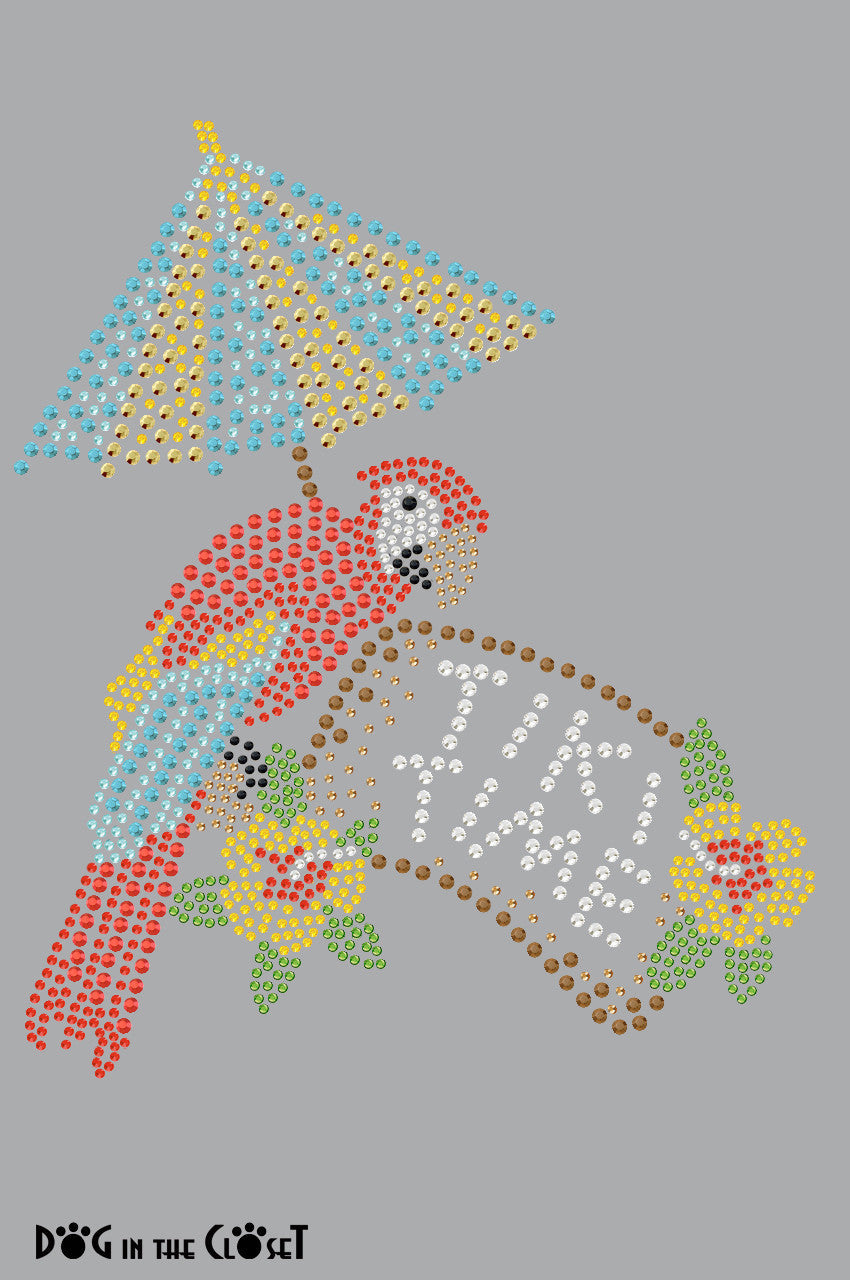 Tiki Time Parrot - Womens Tee