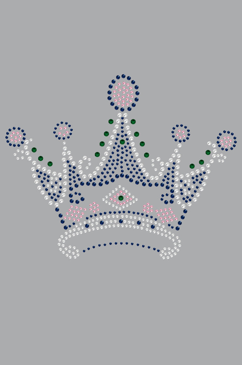 Crown 16 ( Clear, Blue, Green, & Pink)- Women's T-shirt