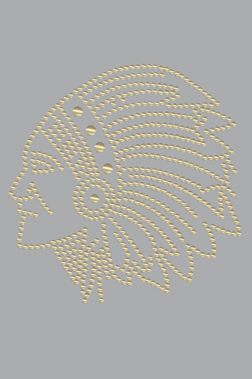 Indian (Gold Nailheads) - Womens T-shirt