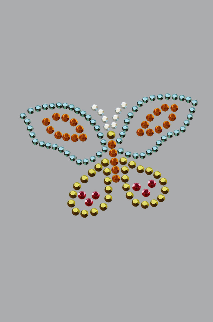 Multicolor Butterfly - Womens T-shirt