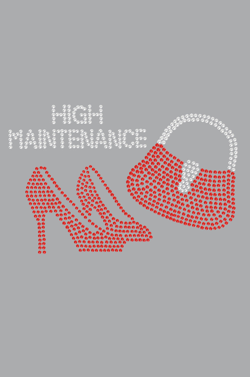 High Maintenance Red Heels & Purse - Womens T-shirt