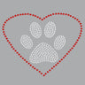 Heart with Paw - Women's T-shirt