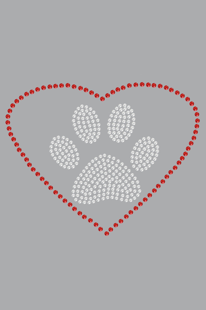 Heart with Paw - Women's T-shirt