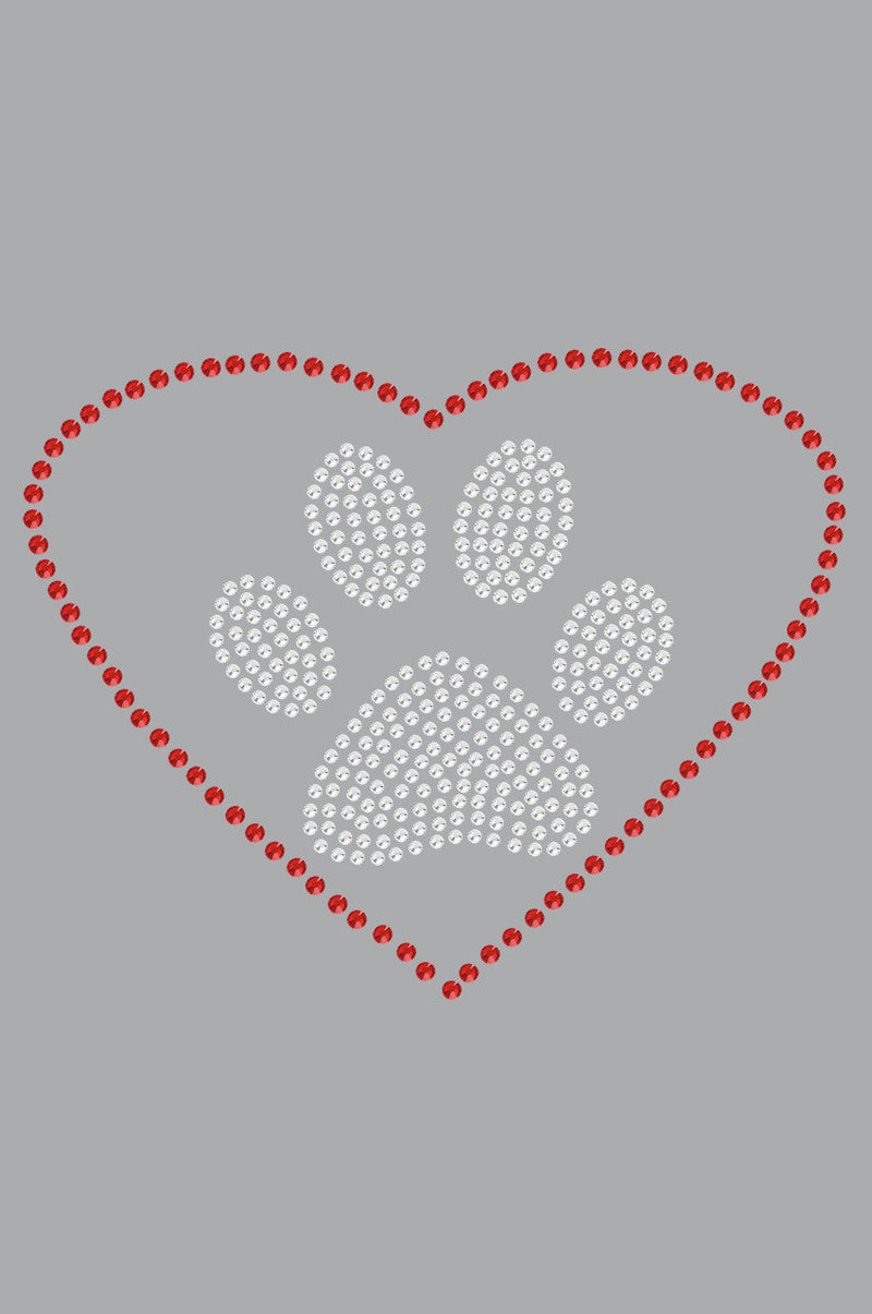 Heart with Paw - Women's T-shirt