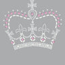 Crown 15 ( Pink, Silver & Clear) - Women's T-shirt