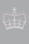 Crown 15 ( Pink, Silver & Clear) - Womens T-shirt