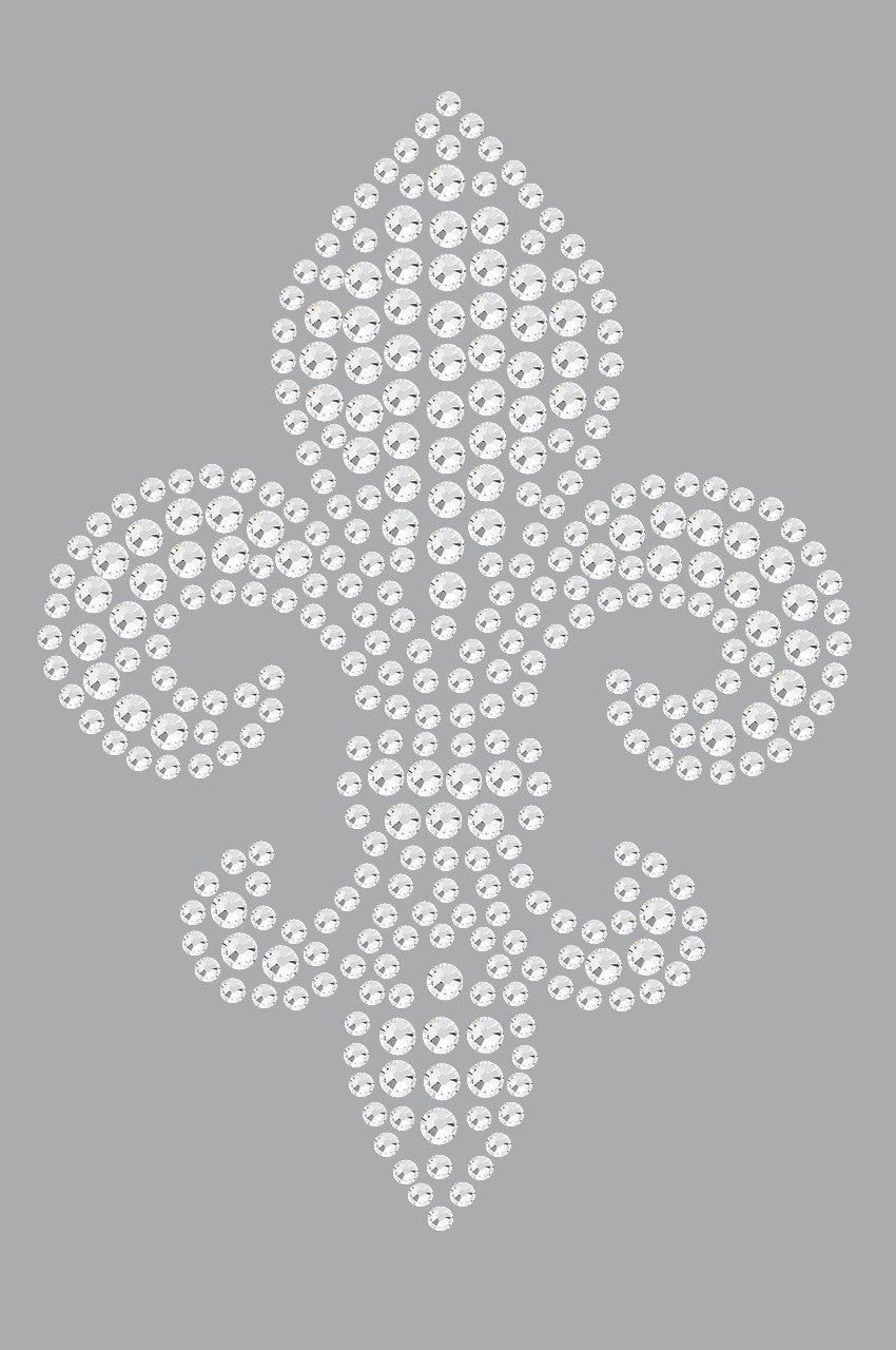 Fleur de Lis (Rhinestone) - Womens T-shirt