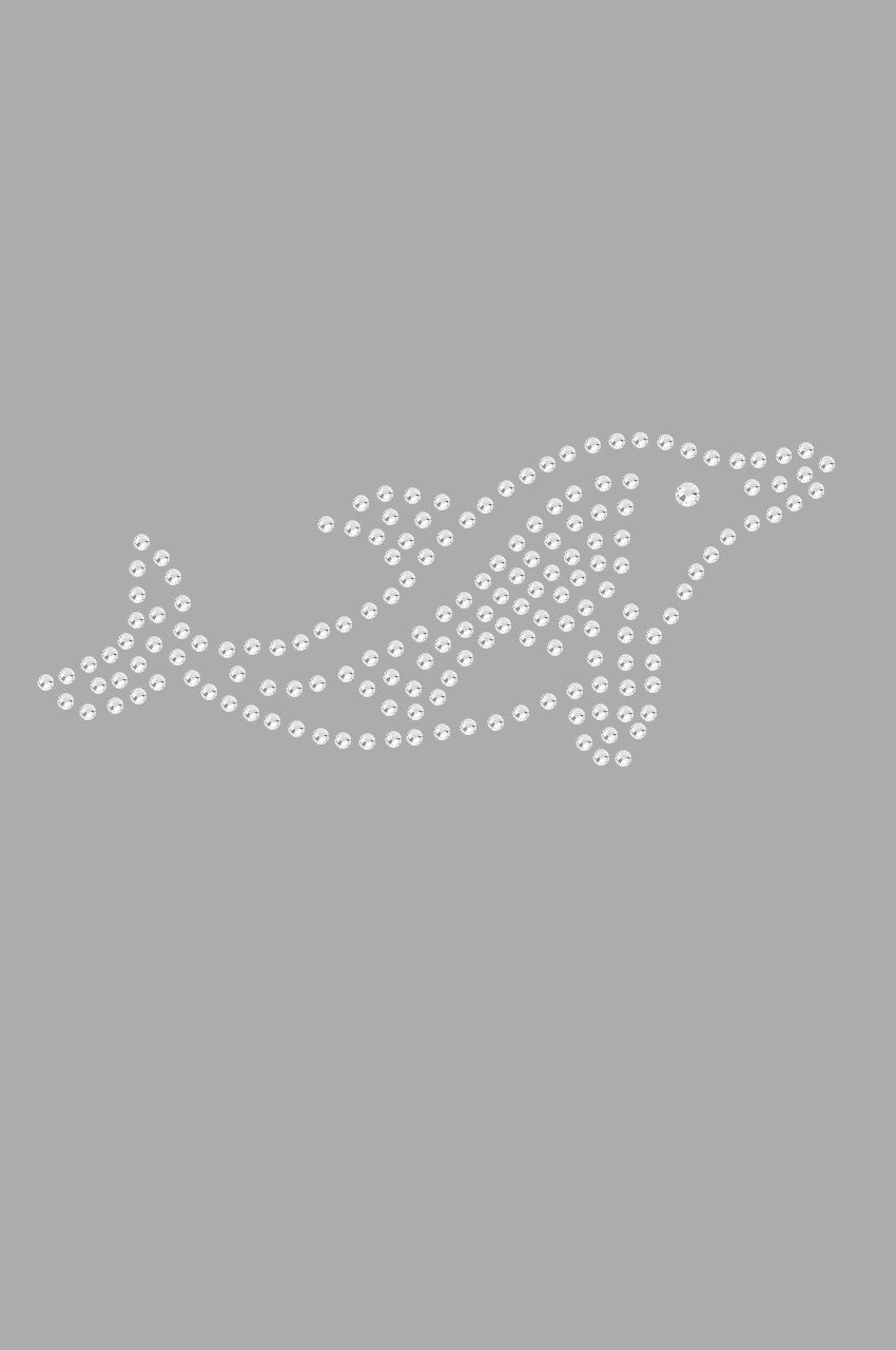 Dolphin (Rhinestone) - Women's T-shirt