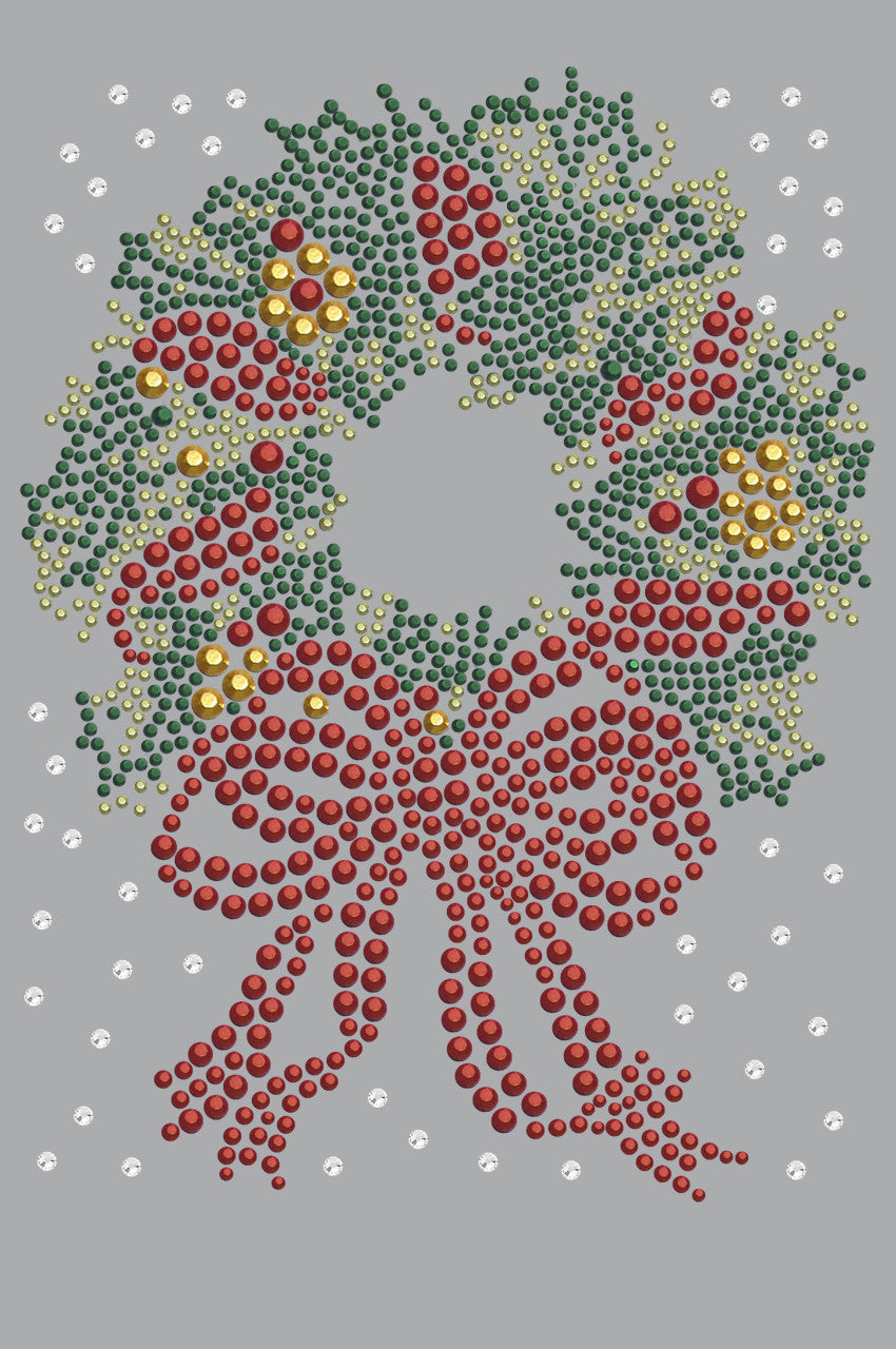 Christmas Wreath - Womens T-shirt