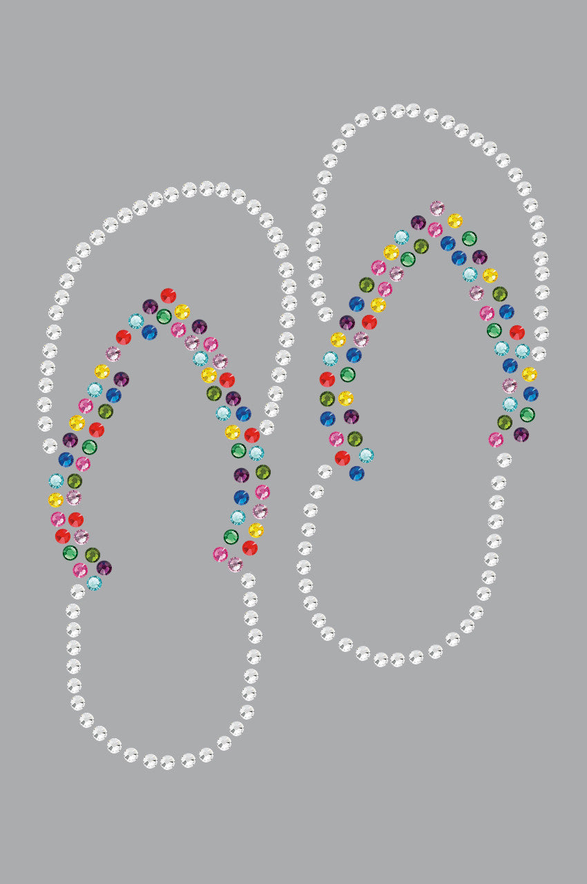 Flip Flops (Rhinestone) - Women's T-shirt