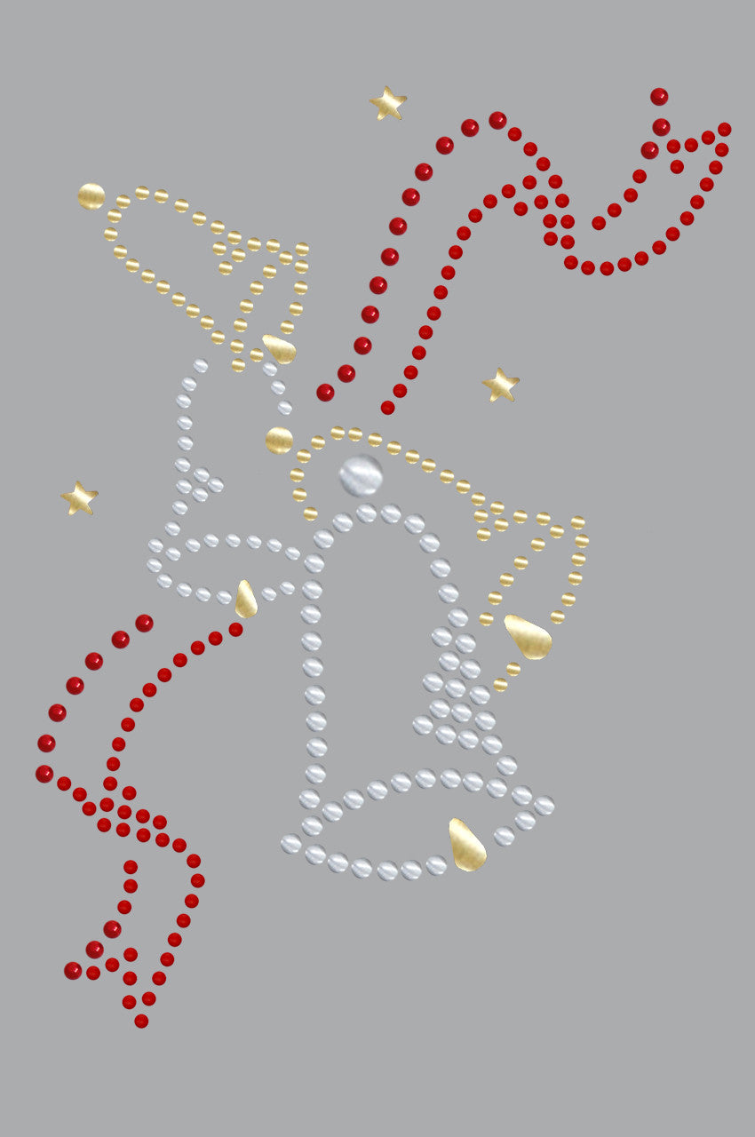 Nailhead Christmas Bells - Bandana