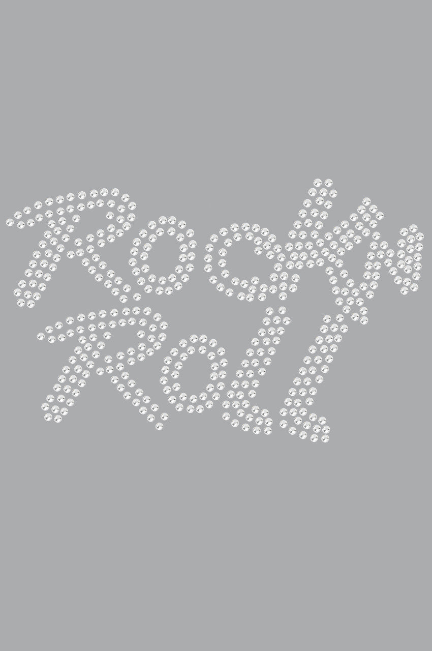 Rock n Roll (Rhinestone) - Womens T-shirt
