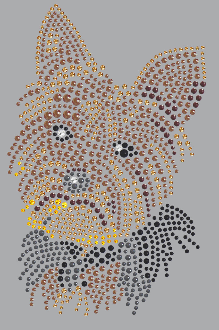 Yorkie Face 1 - bandana