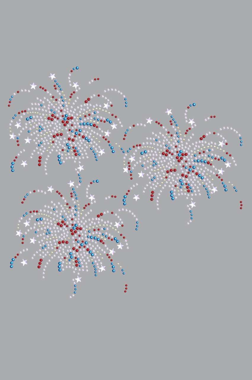 FIreworks (Cluster of Three) - Womens T-shirt