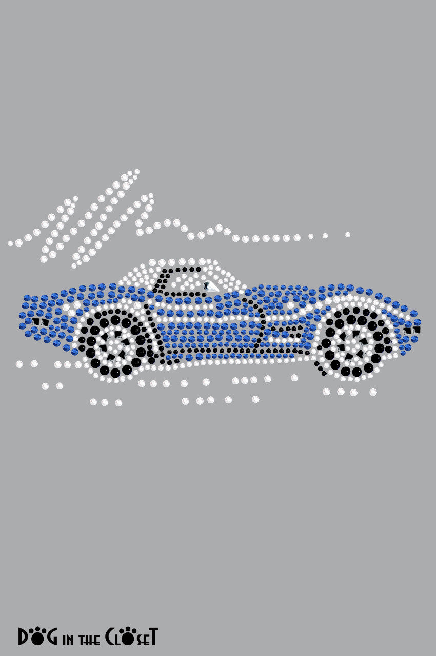 Blue Corvette - Womens T-shirt