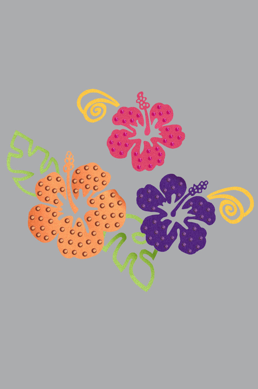 Satin Hibiscus - Womens T-shirt