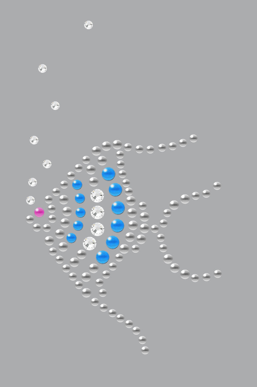 Angel Fish (Blue) - Women's T-shirt