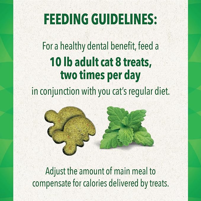 Greenies FELINE GREENIES Catnip Flavored Dental Treats | HT Animal Supply