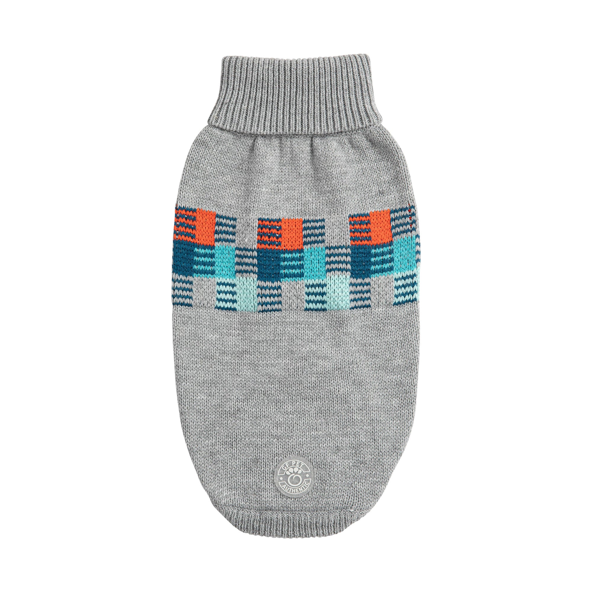Winter Sailor Sweater - Grey Mix premium pet product