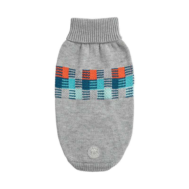 Winter Sailor Sweater - Grey Mix premium pet product