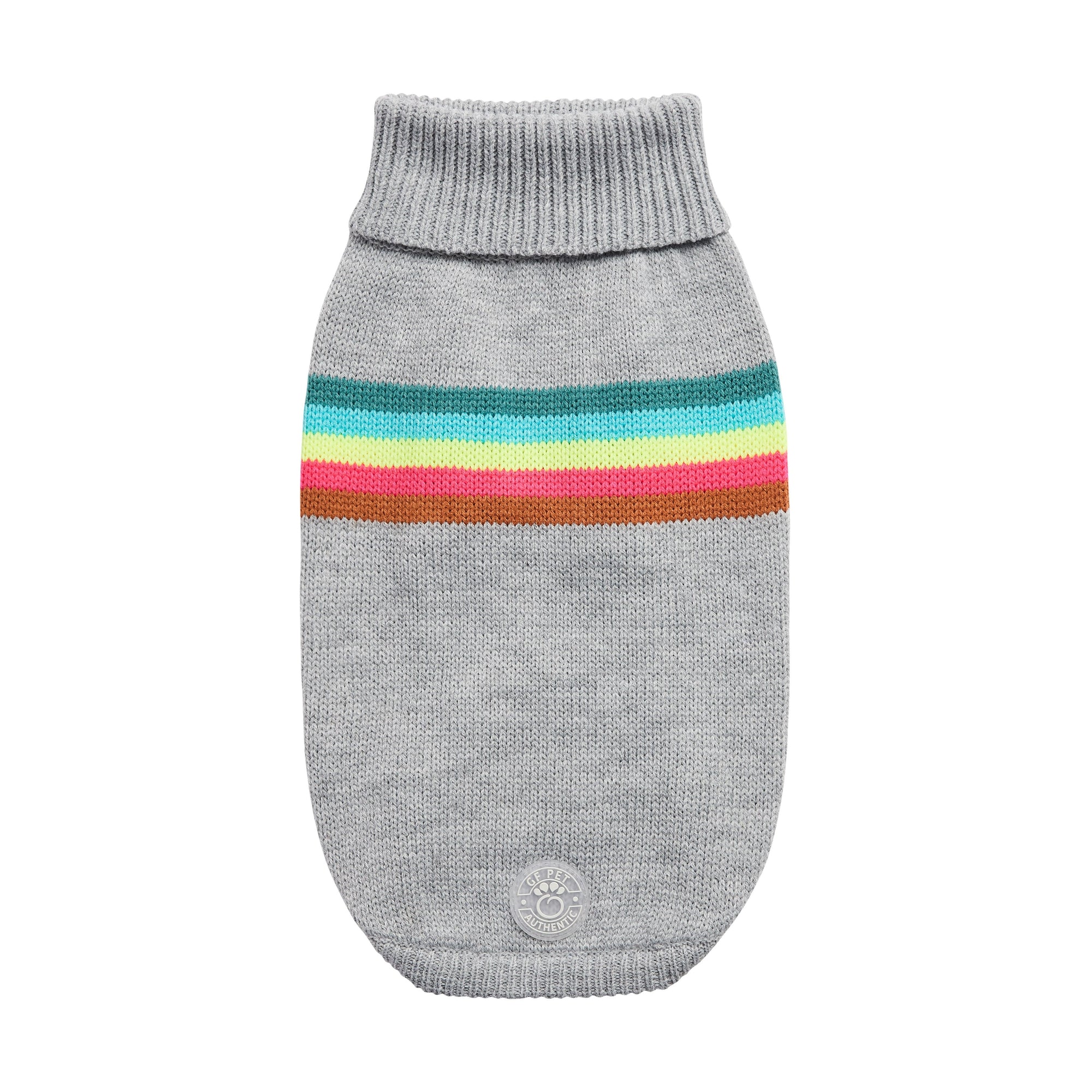 Retro Sweater - Grey Mix premium pet product