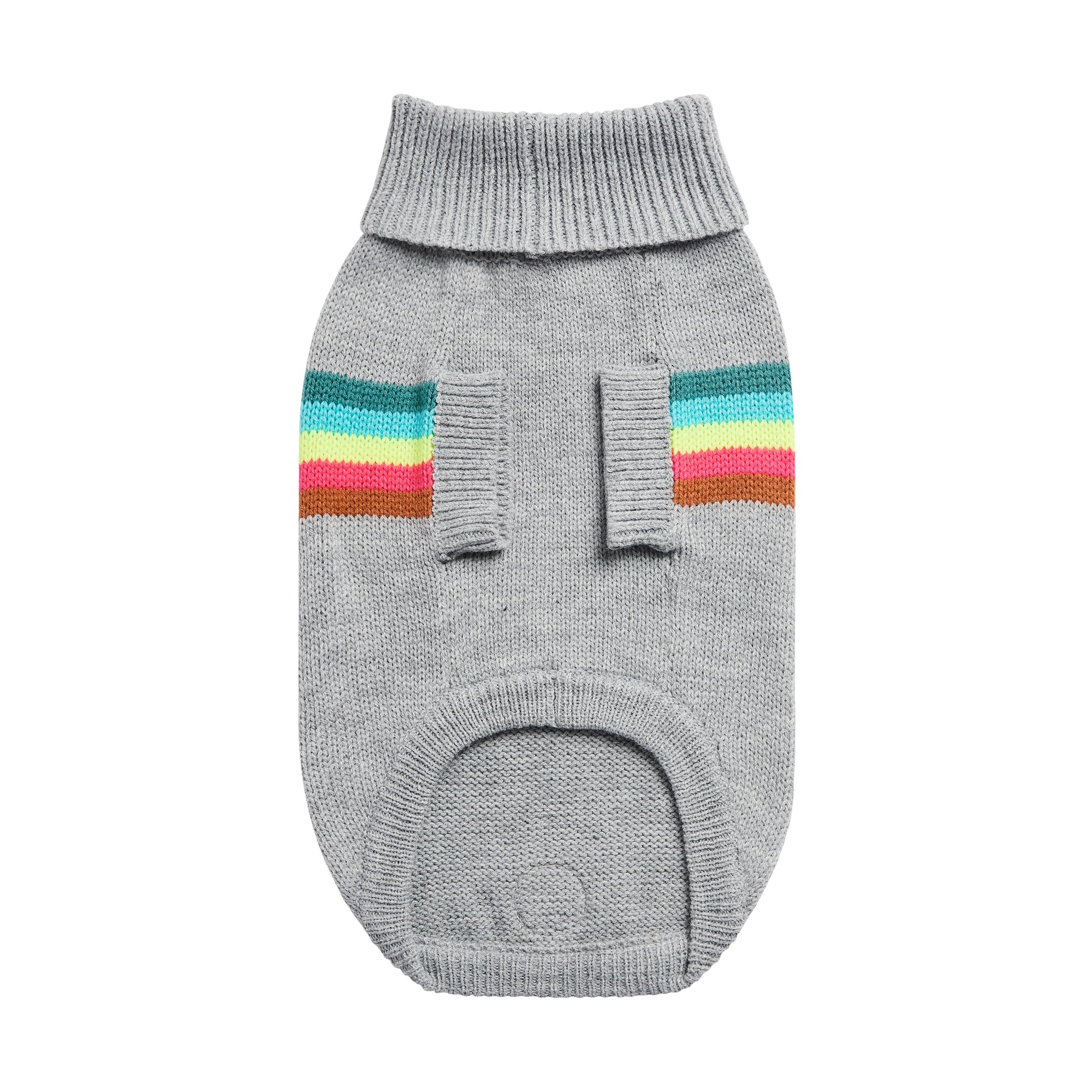 Retro Sweater - Grey Mix premium pet product
