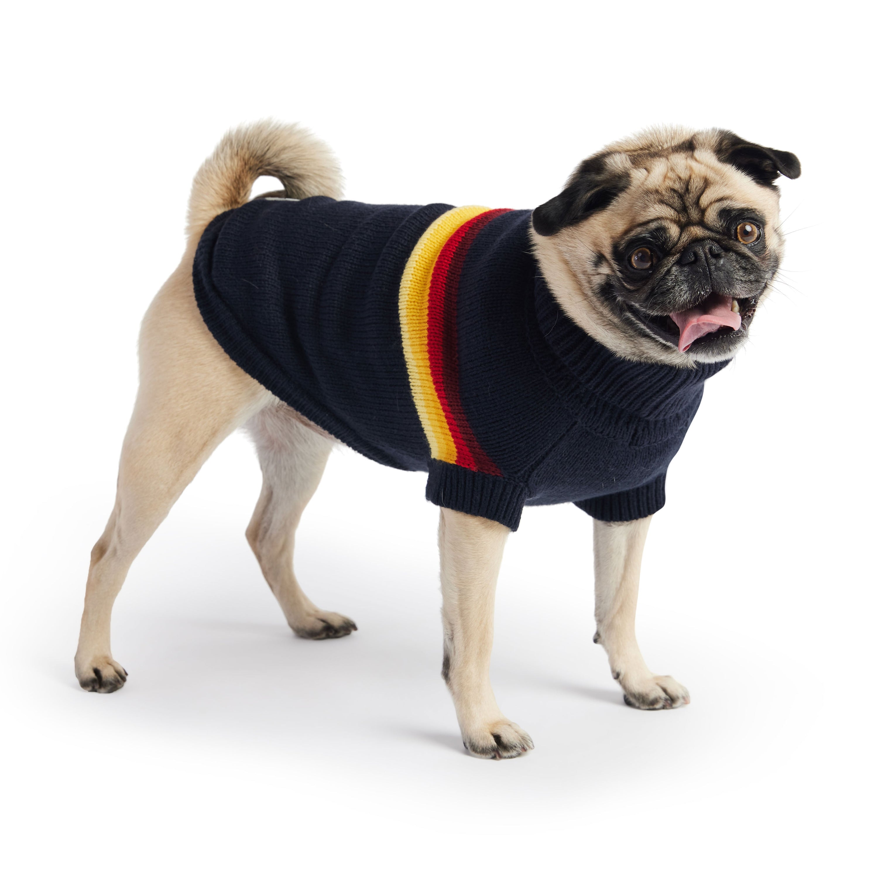 Retro Sweater - Navy premium pet product