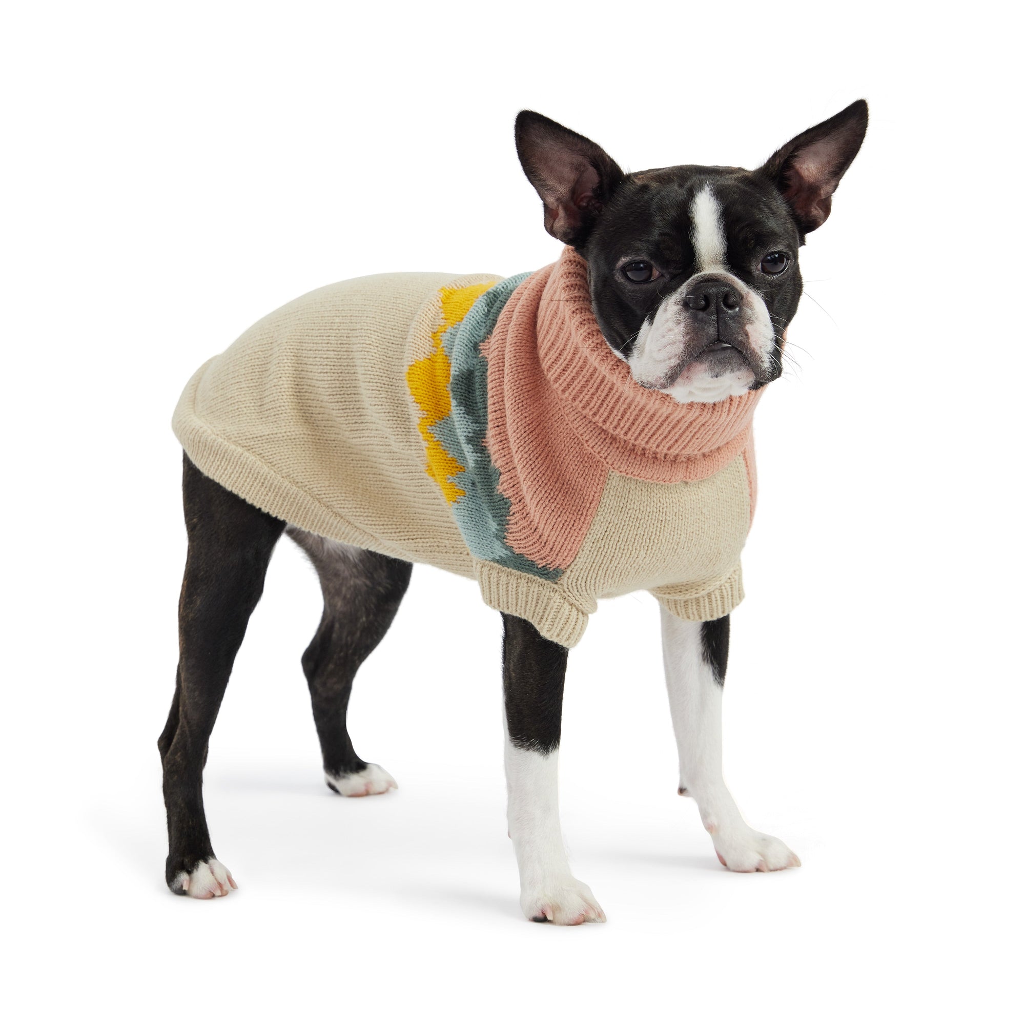 Fireside Sweater - Clay premium pet product