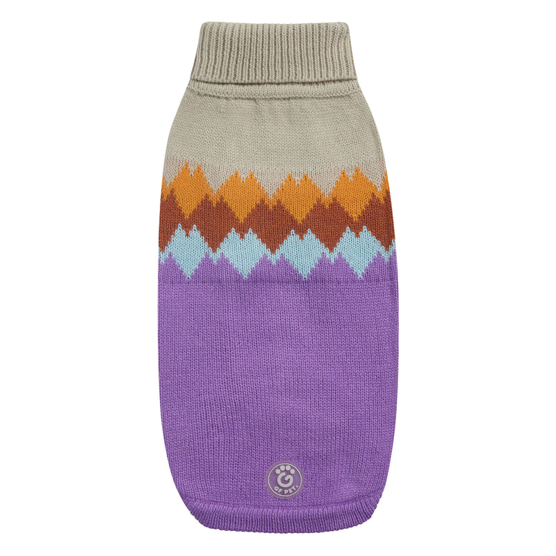 Fireside Sweater - Purple premium pet product