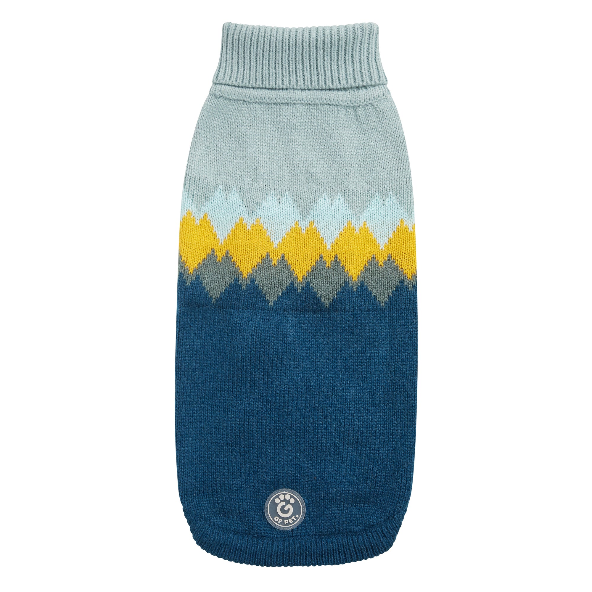 Fireside Sweater - Teal premium pet product