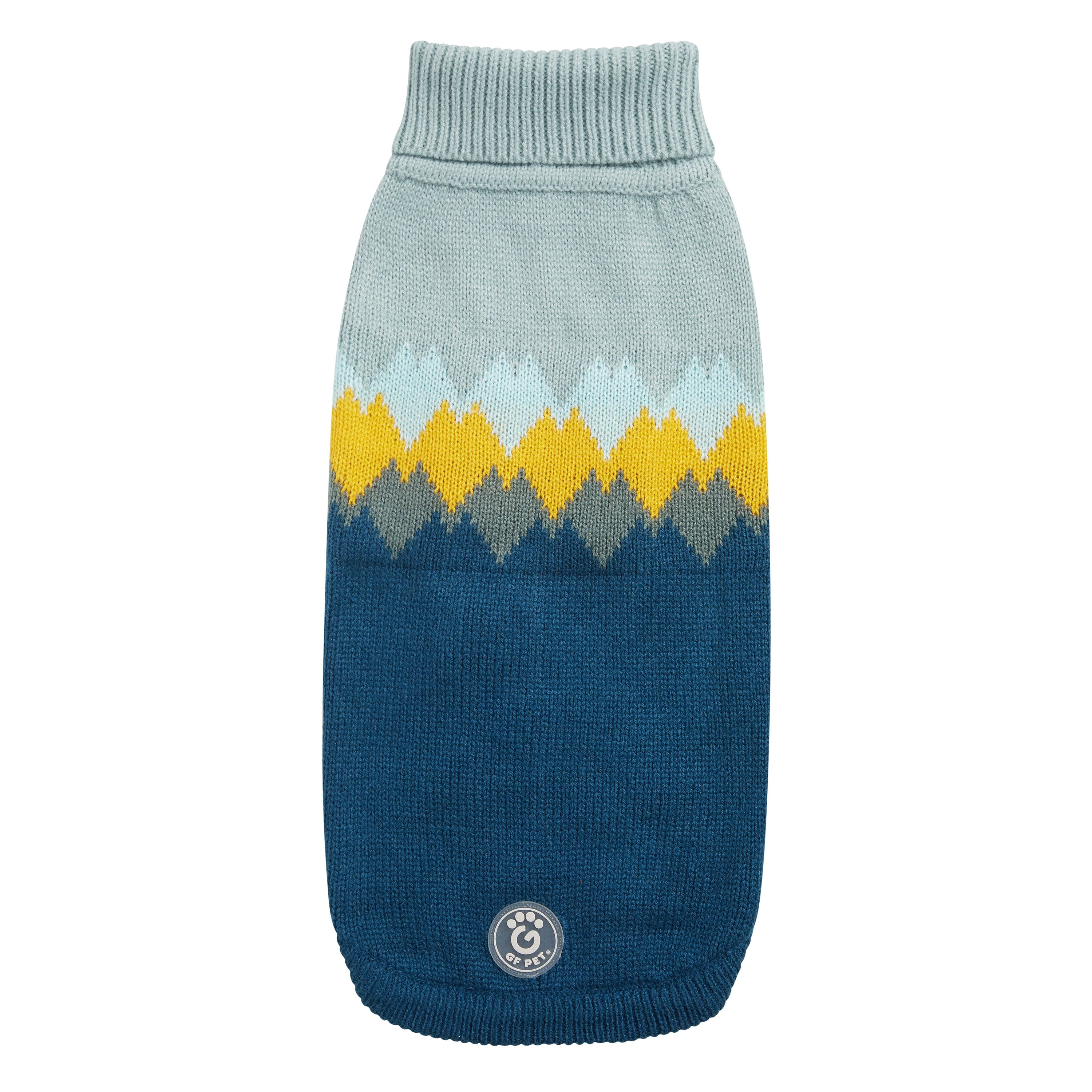 Fireside Sweater - Teal premium pet product